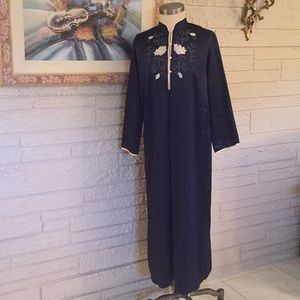 Asian Style CrepeBack Satin Long Length Loungewear